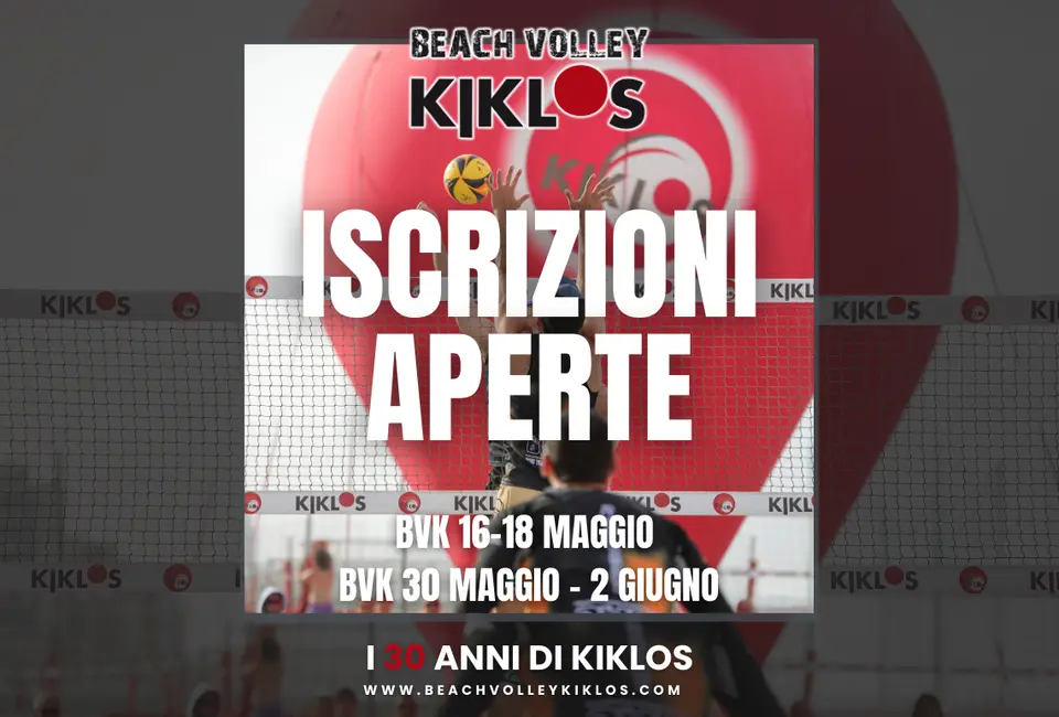 Beach Volley Kiklos 2025 ISCRIZIONI APERTE